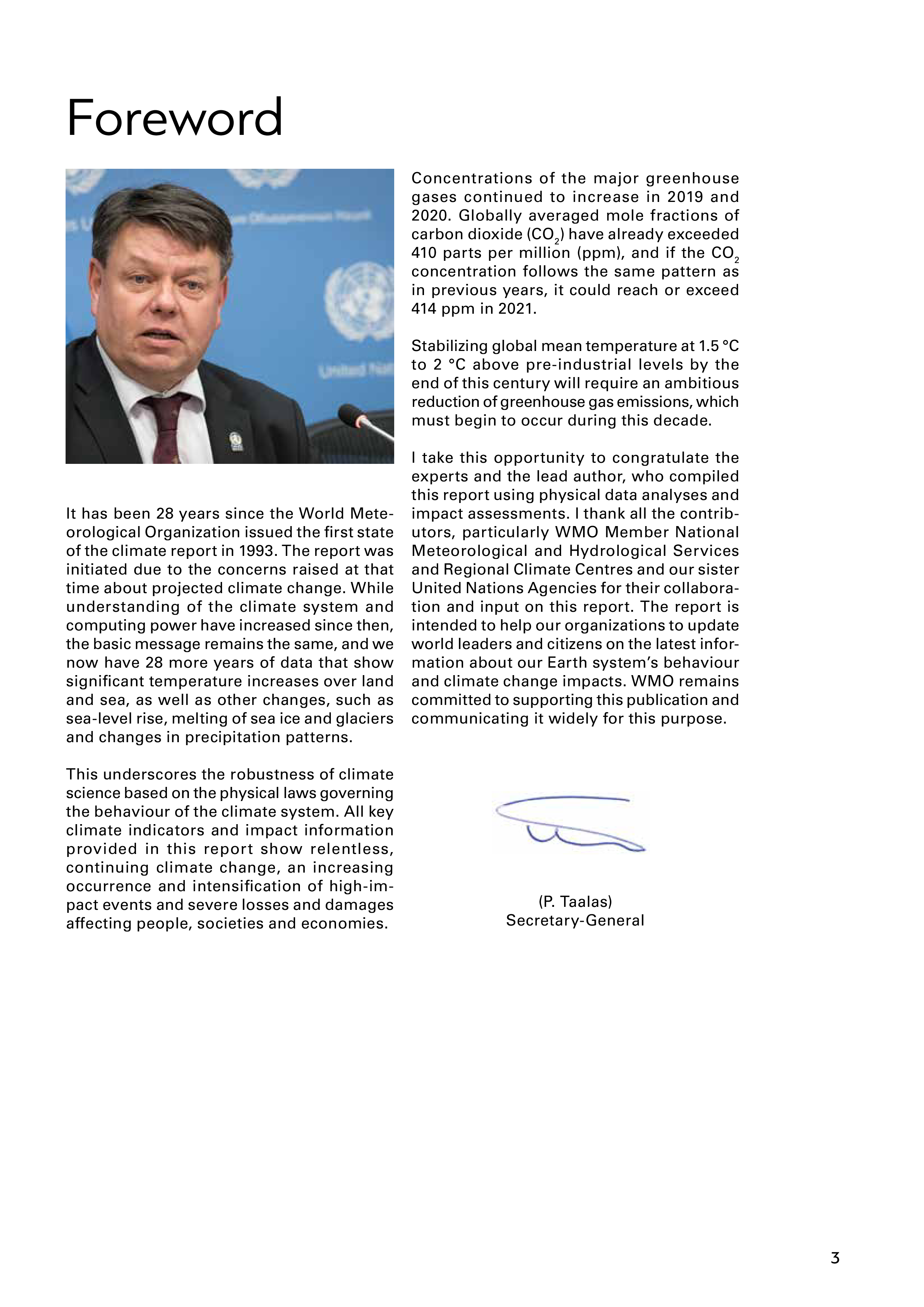 世界气象组织(WMO):2020年全球气候状况报告(英文版)